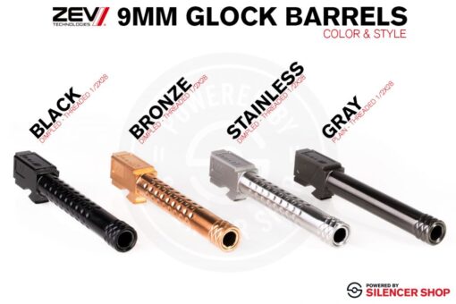 ZEV TECH MATCH GRADE BARRELS FOR GLOCK3